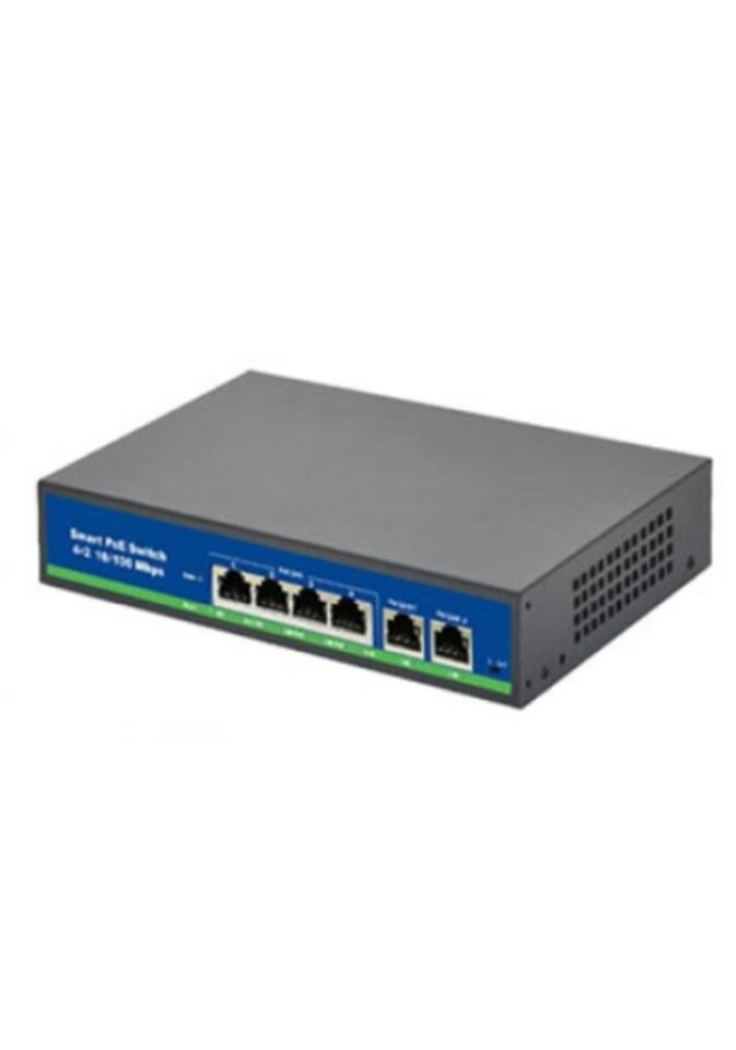ISEE ISS-4010PG 8 Port Poe+ 10-100 Mbps 2 Port 10-100-1000 Uplink Switch