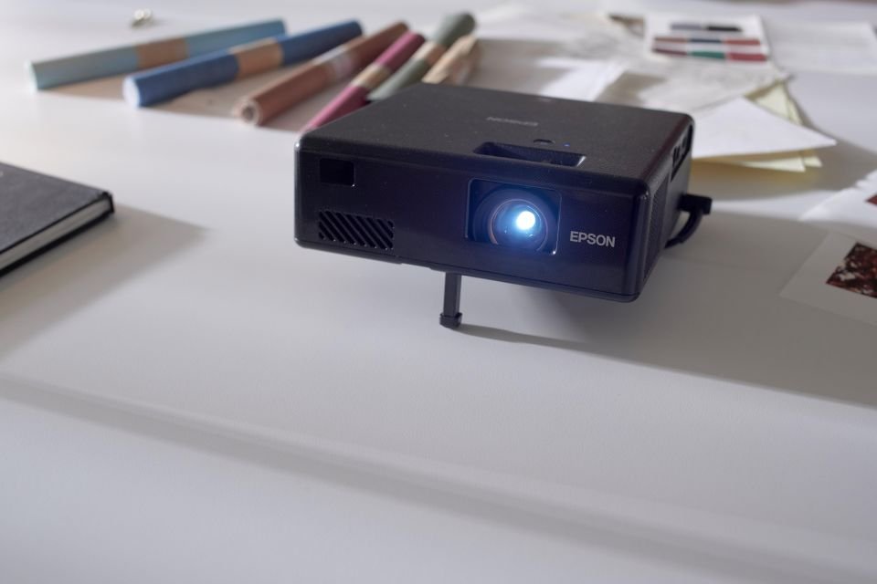 EF-11 Mini Laser Projector, 1,000 Lumens, Up To 150 Inch Display