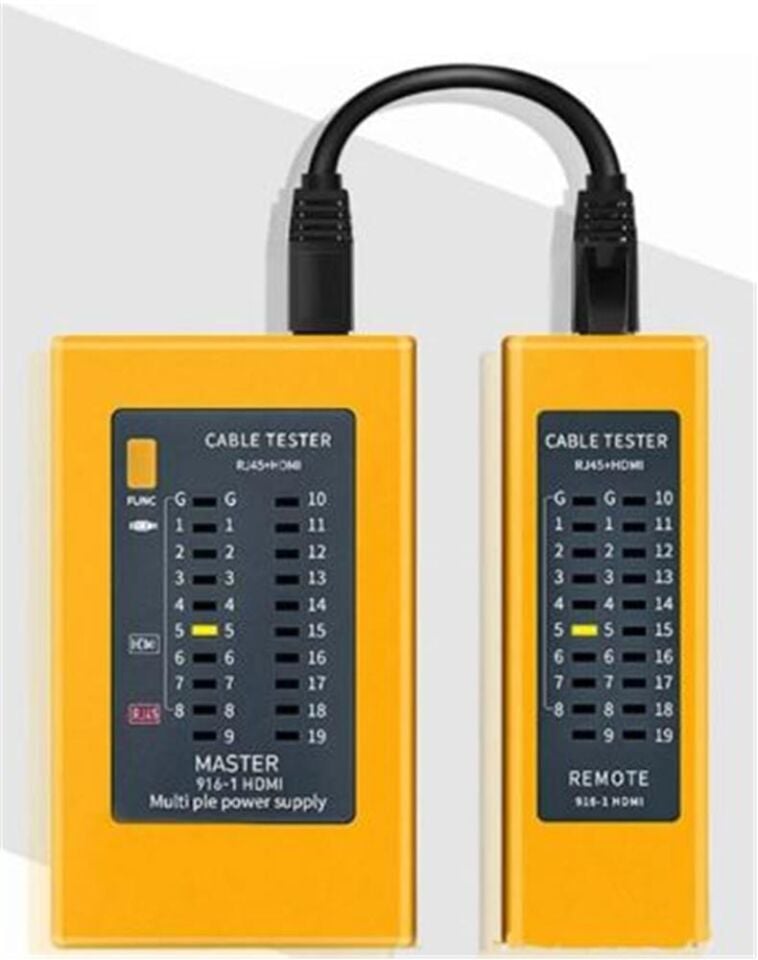 Sline HT203 HDMI Kablo Test Cihazı +RJ45 Test Cihazı