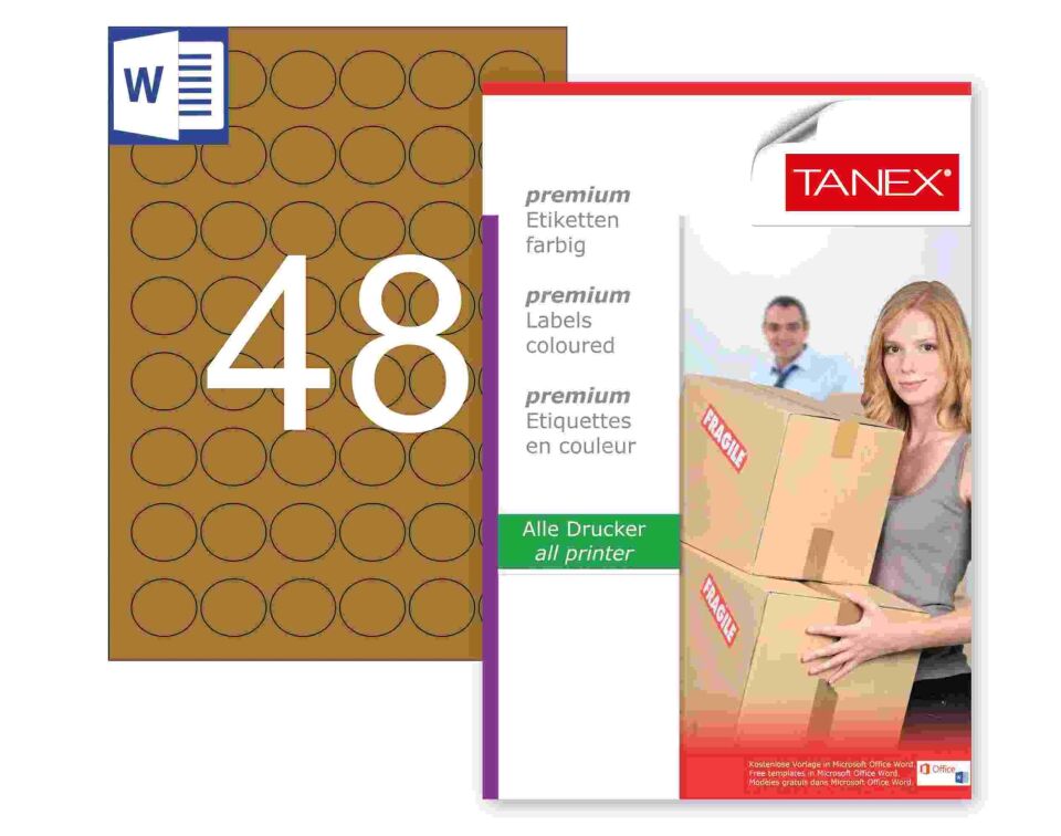 TW-2130 30 mm KRAFT LASER ETİKET