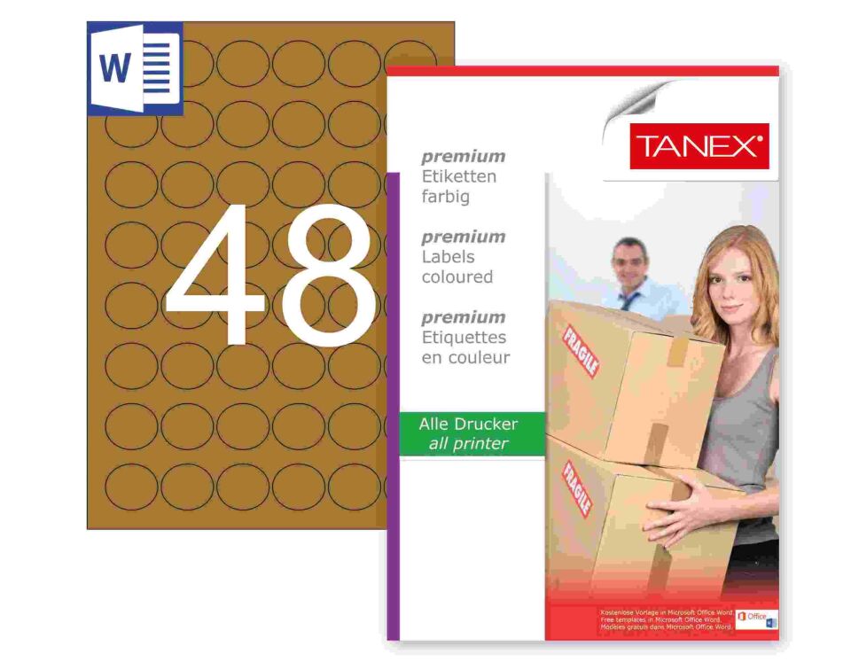 TW-2130 30 mm KRAFT LASER ETİKET