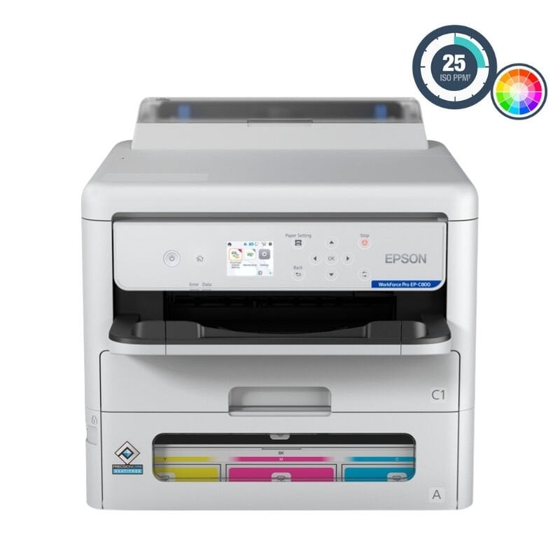 Epson WorkForce Pro EP-C800RDW Renkli A4 Kompakt Yazıcı