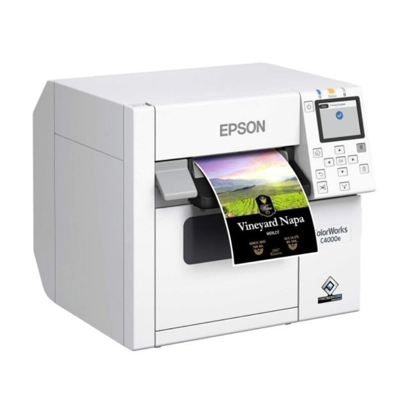 Epson ColorWorks CW-C4000e (mk) Masaüstü Renkli Etiket Yazıcı