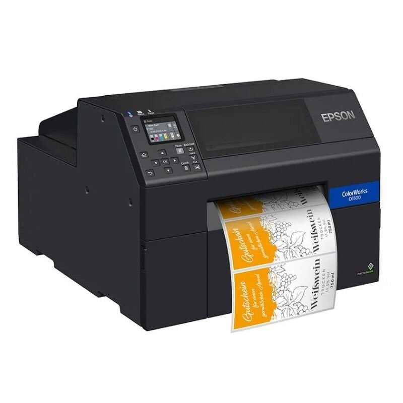Epson ColorWorks C6500Ae (BK) Endüstriyel Renkli Etiket Yazıcı