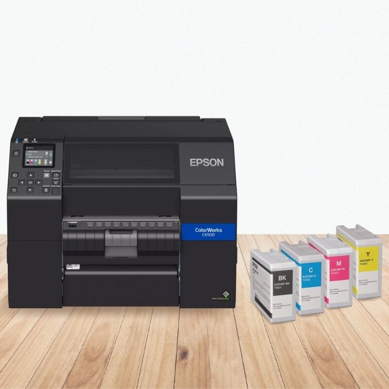 Epson ColorWorks C6500Ae (BK) Endüstriyel Renkli Etiket Yazıcı