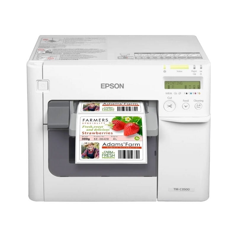 Epson ColorWorks C3500 Masaüstü Renkli Etiket Yazıcı
