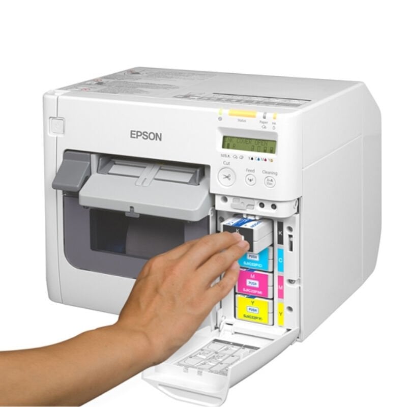 Epson ColorWorks C3500 Masaüstü Renkli Etiket Yazıcı