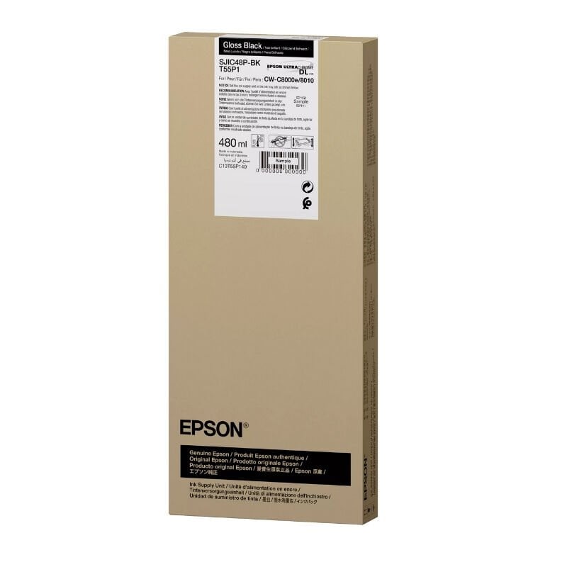 Epson C13T55P140 C8000e (mk) Siyah 480 ml Mürekkep Kartuş