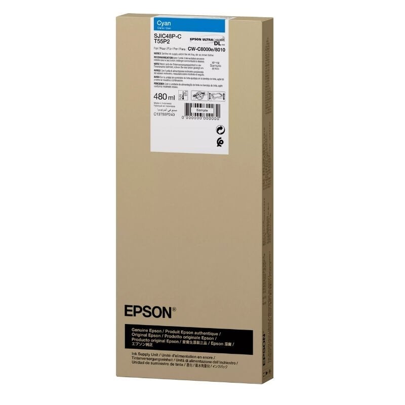 Epson C13T55P240 C8000e (mk) Mavi 480 ml Mürekkep Kartuş