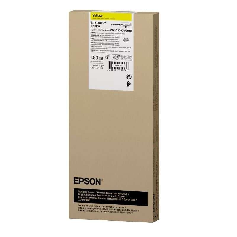 Epson C13T55P440 C8000e (mk) Sarı 480 ml Mürekkep Kartuş