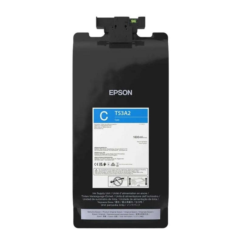 Epson C13T53A200 T53A2 SC-T7700DL Mavi 1600 ml Mürekkep Kartuş