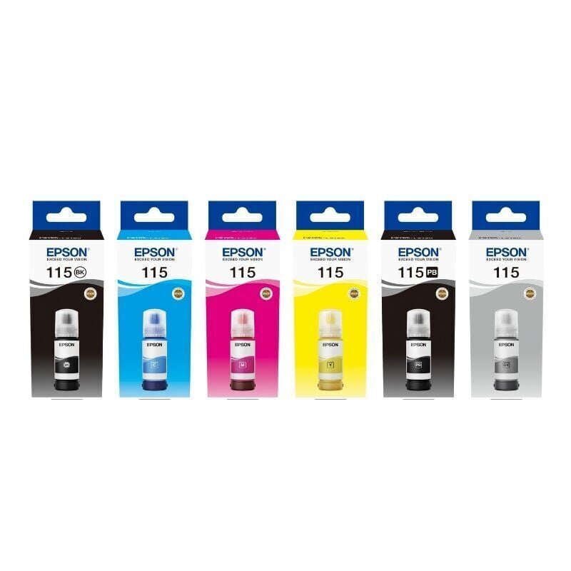 Epson C13T07D24A 115 EcoTank L8180 / L8160 Mavi Mürekkep Kartuş