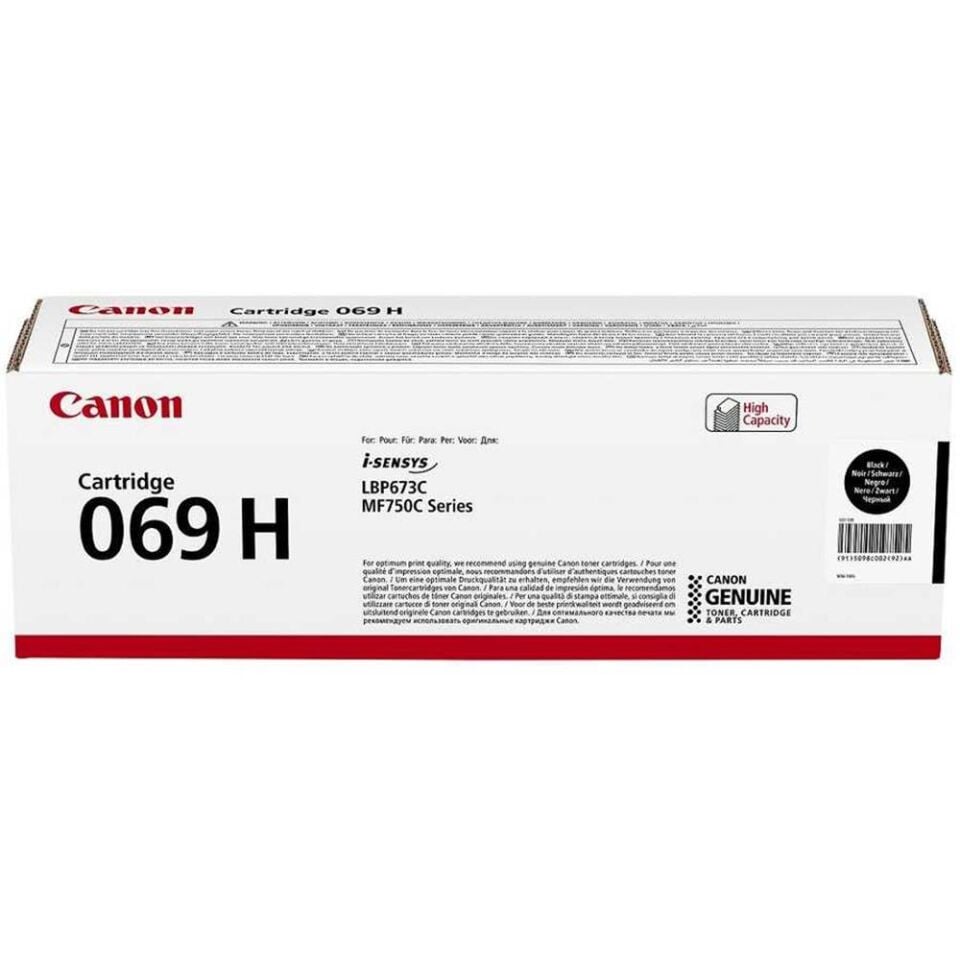 Canon CRG-069H BK Yüksek Kapasiteli Black Siyah Toner MF754-752-673