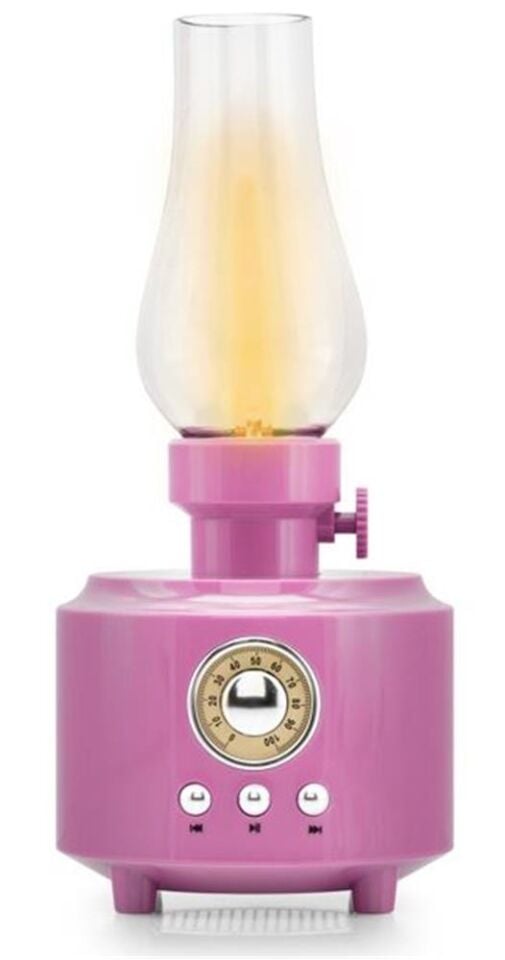 Hadron C210 Pembe Bluetooth Nostalji Gaz Lambası Speaker100-100-200MM