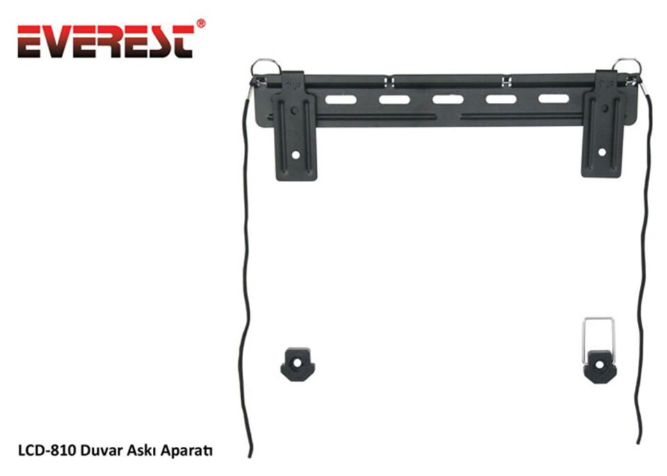 Everest LCD-810 23'' 42'' Güvenlik Kilitli Kablo Tutuclu Duvar Askı Aparatı