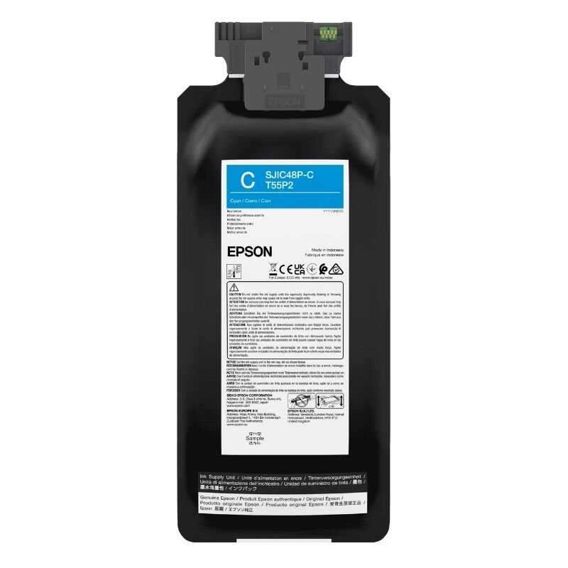 43 Epson C13T55P240 C8000e (mk) Mavi 480 ml Mürekkep Kartuş - Görsel 1