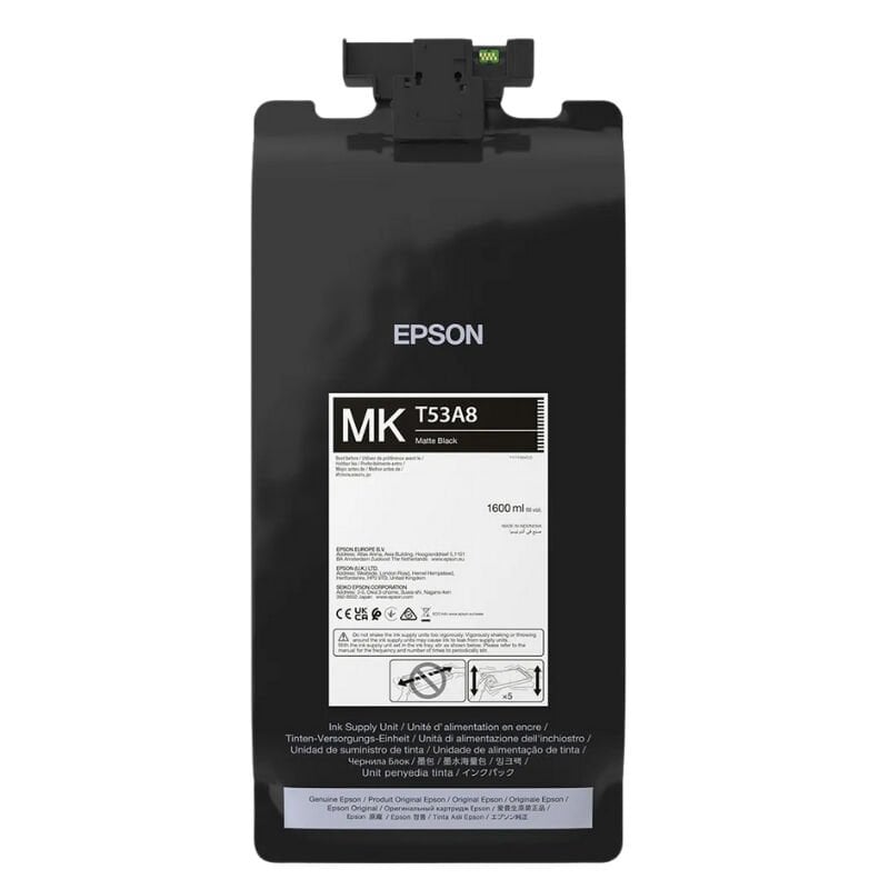 73 Epson C13T53A800 T53A8 SC-T7700DL Mat Siyah 1600 ml Mürekkep Kartuş - Görsel 1