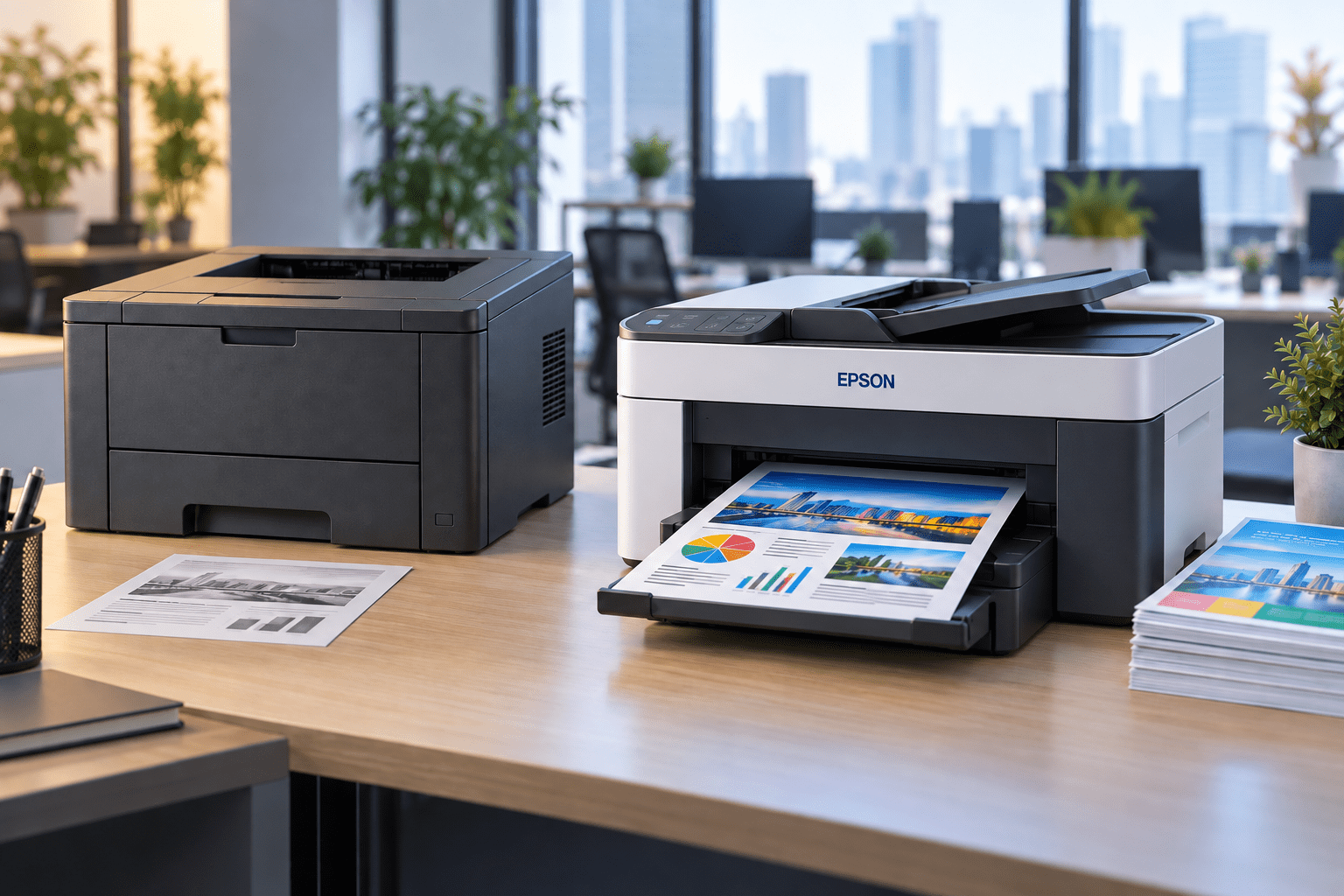 Lazer yazıcı ile Epson inkjet ofis yazıcısı karşılaştırması