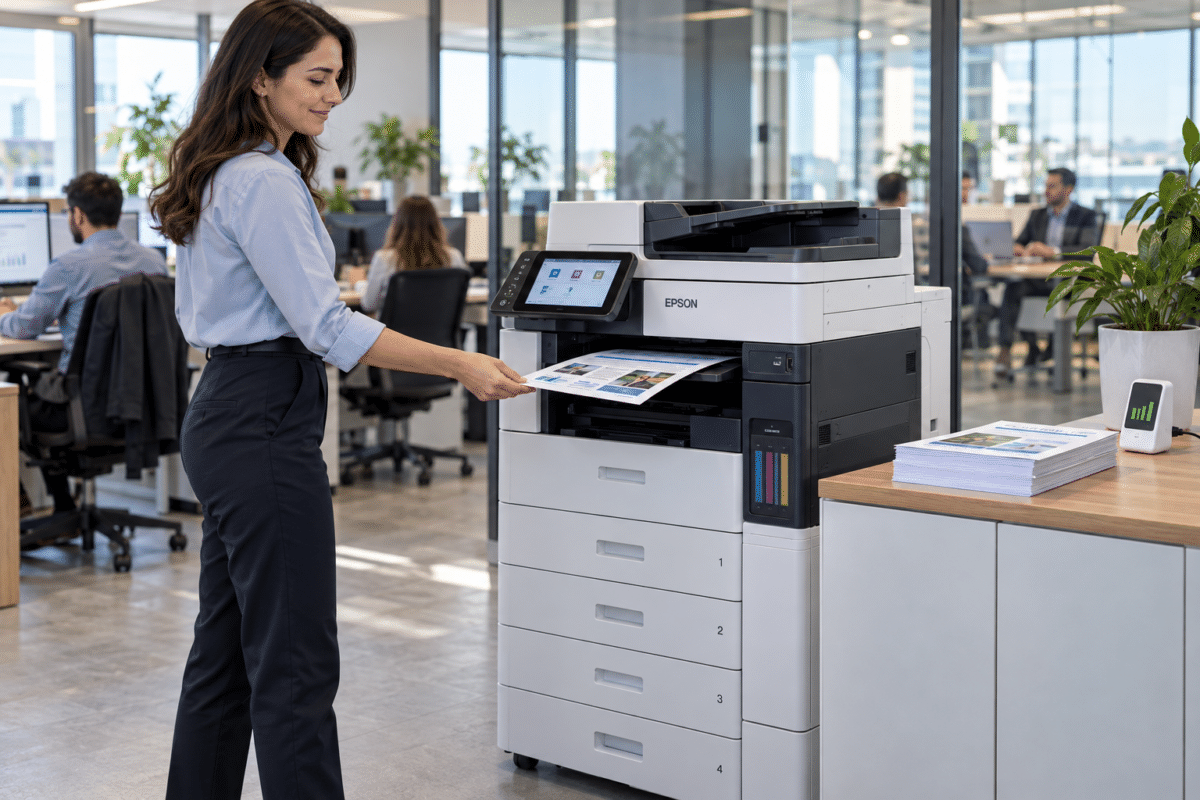 Epson Heat-Free teknolojisi kullanan kurumsal ofis yazıcısı