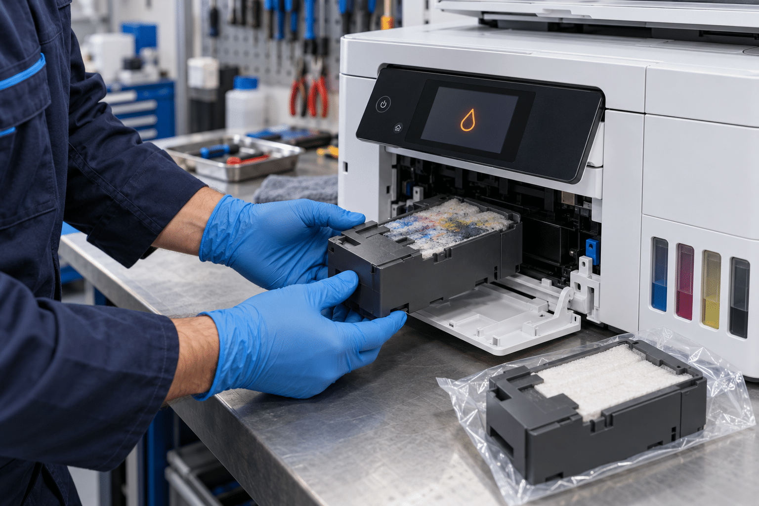 Yazıcı Bakım Kutusu Nedir? Yazıcı bakım kutusu nedir ve Epson bakım kutusu değişimi